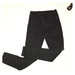 Black high waisted jeans